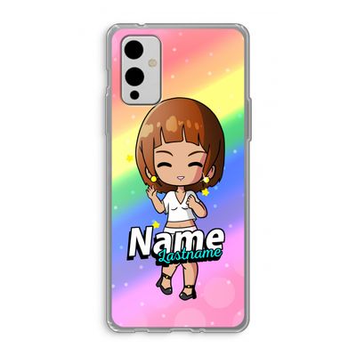 Chibi Maker vrouw: OnePlus 9 Transparant Hoesje