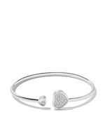 Chopard bracelet jonc Happy Hearts en or blanc 18ct - Argent