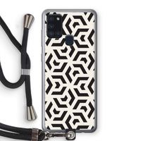 Crazy pattern: Samsung Galaxy A21s Transparant Hoesje met koord