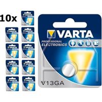 Varta V13GA / LR44 / LR1154 125mAh 1.55V Professional Electronics knoopcel batterij - 10 stuks - thumbnail