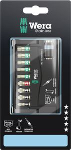 Wera Bit-Check 10 Stainless 1 SB, 10 -delig - 1 stuk(s) - 05073630001
