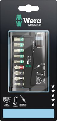 Wera Bit-Check 10 Stainless 1 SB, 10 -delig - 1 stuk(s) - 05073630001