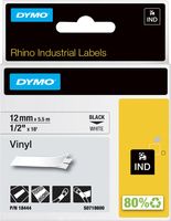 DYMO 12mm RHINO Coloured vinyl labelprinter-tape D1 - thumbnail