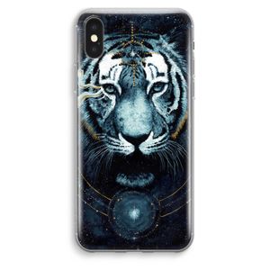 Darkness Tiger: iPhone XS Max Transparant Hoesje