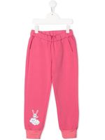 Simonetta pantalon de jogging à lapin imprimé - Rose - thumbnail