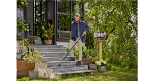 GARDENA Cleansystem steelborstel Hard Flex, borstel voor grotere, harde vlakken wasborstel