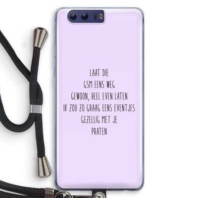 GSM: Honor 9 Transparant Hoesje met koord