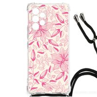 Samsung Galaxy A53 Case Pink Flowers