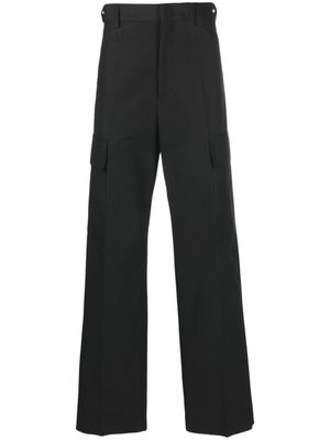 Jil Sander pantalon à poches cargo - Noir