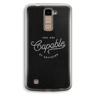 Capable: LG K10 (2016) Transparant Hoesje