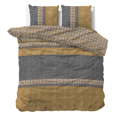 Dekbedovertrek Alta Geel 200x200 Cm Sleeptime - Dekbed-Discounter.nl