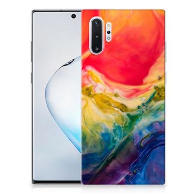 Smartphone hoesje Samsung Galaxy Note 10 Plus Watercolor Dark Smartphone hoesje Samsung Galaxy Note 10 Plus Watercolor Dark