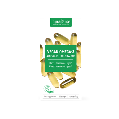 Purasana Supplementen Capsules Vegan omega-3 1080 mg 30 softgels