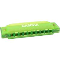 Cascha HH 2274 Fun Blues mondharmonica in C groen