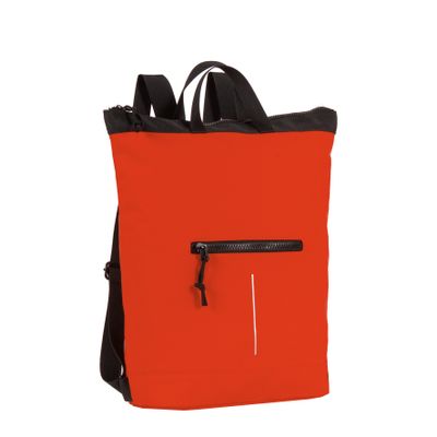 New Rebels ® Mart - Top Zip - Waterafstotend - Rugtas - Laptoptas 13,3 Inch. - Shopper - Rood