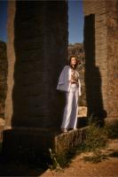 Zena linen look blazer - ecru/latte - 13013