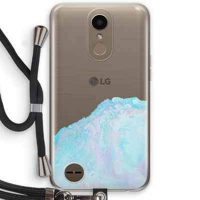 Fantasie pastel: LG K10 (2017) Transparant Hoesje met koord