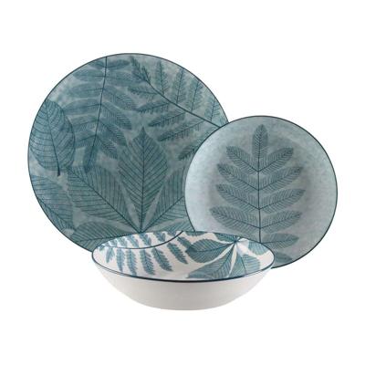 Serviesset Versa Aylen Blauw Porselein 18 Onderdelen