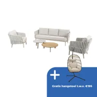 Eva loungeset met Emma salontafels