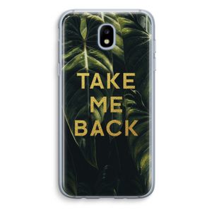 Take me back: Samsung Galaxy J5 (2017) Transparant Hoesje