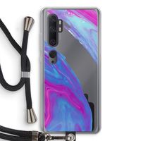 Zweverige regenboog: Xiaomi Mi Note 10 Pro Transparant Hoesje met koord Zweverige regenboog: Xiaomi Mi Note 10 Pro Transparant Hoesje met koord