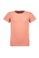 B.Nosy Meisjes t-shirt - Pippi - Perzik