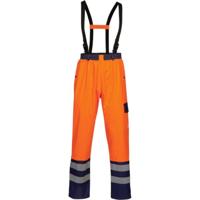 Opsial regenbroek - Darius - High Visibility - oranje/marine blauw - maat L