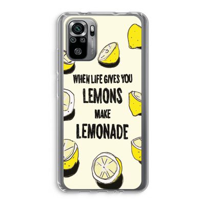 Lemonade: Xiaomi Redmi Note 10S Transparant Hoesje