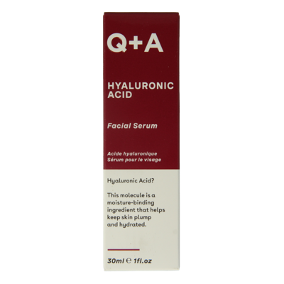 Q+A Hyaluronic acid facial serum 30 Milliliter