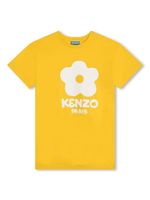 Kenzo Kids robe Boke Flower en coton biologique - Jaune