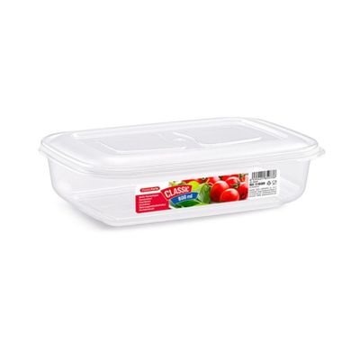 Vershoudbakje voor vriezer en magnetron - 800 ml - kunststof