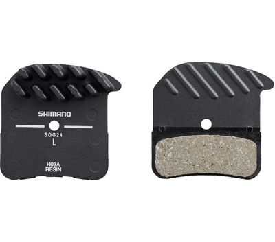 Shimano schijfremblokset h03a resin met koelvinnen