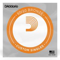 D&apos;Addario BW049 Bronze Wound Acoustic Guitar Single String .049 losse snaar voor westerngitaar