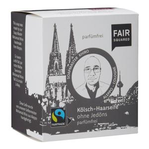 Fair Squared Shampoo Bar voor een gladde kop 80 gr.