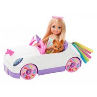Barbie tienerpop Chelsea Auto meisjes 15,3 cm wit 4-delig - thumbnail