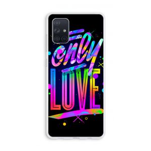 Only Love: Galaxy A71 Transparant Hoesje
