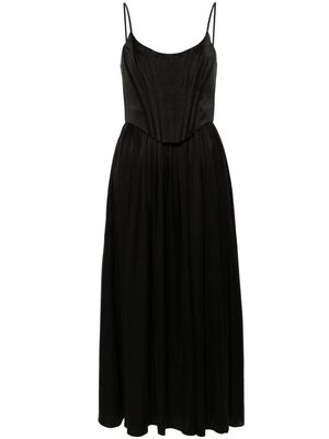 ZIMMERMANN robe corset à coupe mi-longue - Noir