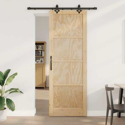 Schuifdeur met Hardware Set 'ORKDAL'van Massief Vurenhout