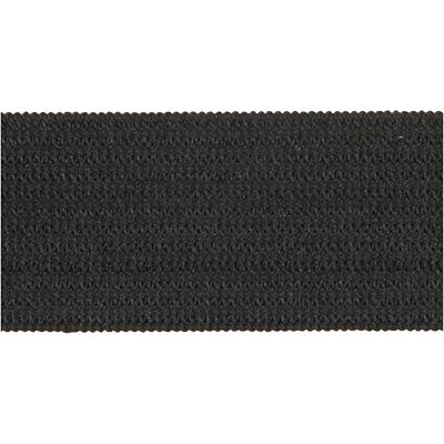 Creativ Company Elastiek dikte 20mm zwart, 25m