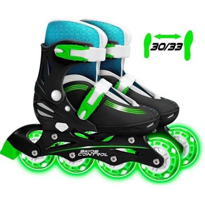 STAMP - Verstelbare inline skates - Light Up Wheels - Skids Control