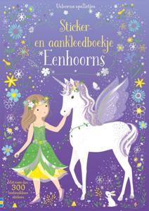 Sticker- en aankleedboekje Eenhoorns (Paperback)