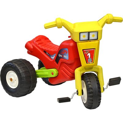 Viking Choice De geel-rode enero race driewieler Viking Choice De geel-rode enero race driewieler