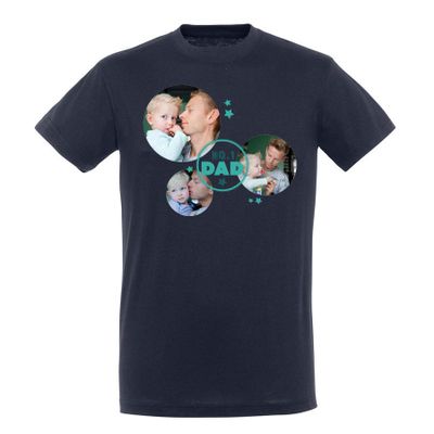 Vaderdag T-shirt bedrukken - Navy - XXL