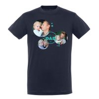Vaderdag T-shirt bedrukken - Navy - S - thumbnail