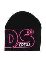 Gcds Kids bonnet à logo - Noir