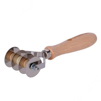 Gereedschap voor het snijden van pasta's met 4 gladde stalen messen om te maken pappardelle - 12 mm