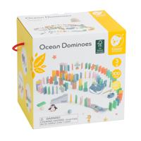 Classic World houten domino oceaan, 100dlg. Classic World houten domino oceaan, 100dlg.