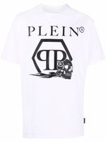 Philipp Plein t-shirt à logo imprimé - Blanc - thumbnail