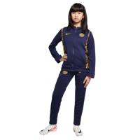 Nike Inter Milan Strike Trainingspak Full-Zip Hooded 2024-2025 Kids Donkerblauw Goud Nike Inter Milan Strike Trainingspak Full-Zip Hooded 2024-2025 Kids Donkerblauw Goud