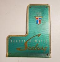 Seeburg Ornament Voor Mechanisme Afdekkap Model V200 - Origineel (2) Seeburg Ornament Voor Mechanisme Afdekkap Model V200 - Origineel (2)